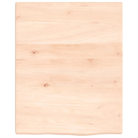VidaXL Plan de lavabo 40x50x2 cm bois massif non traité