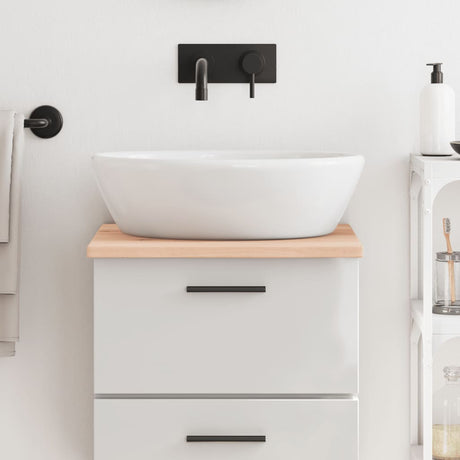 VidaXL Plan de lavabo 40x50x2 cm bois massif non traité