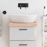 Vidaxl WashBasin Sheet 40x50x (2-6) cm neobdelani trdni les