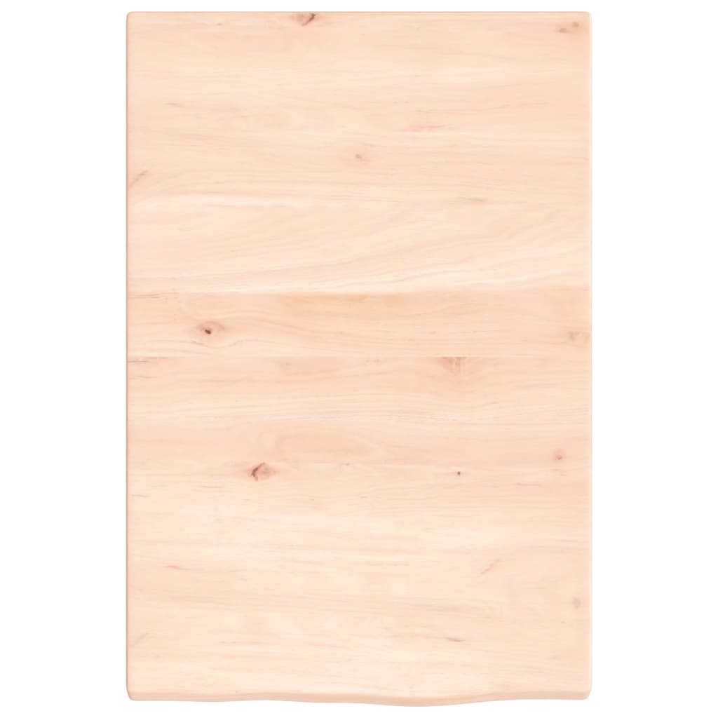 Plan de lavabo Vidaxx 40x60x2 cm bois massif non traité