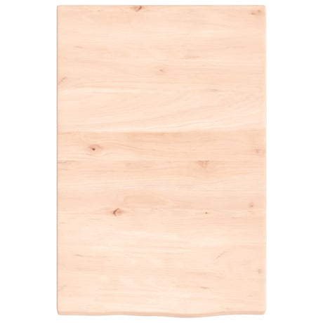 Plan de lavabo Vidaxx 40x60x2 cm bois massif non traité