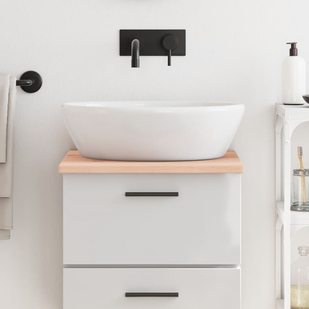 Plan de lavabo Vidaxx 40x60x2 cm bois massif non traité