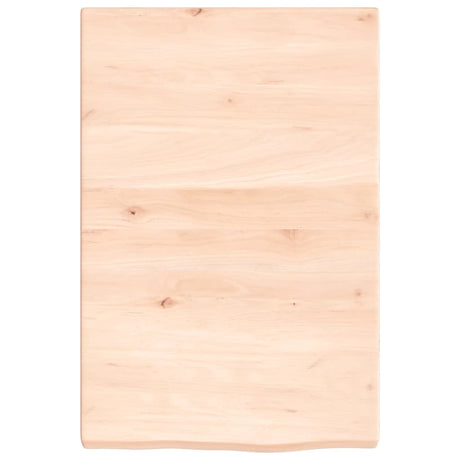 Plan de lavabo Vidaxx 40x60x (2-4) cm en bois massif non traité