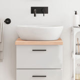 Plan de lavabo Vidaxx 40x60x (2-4) cm en bois massif non traité