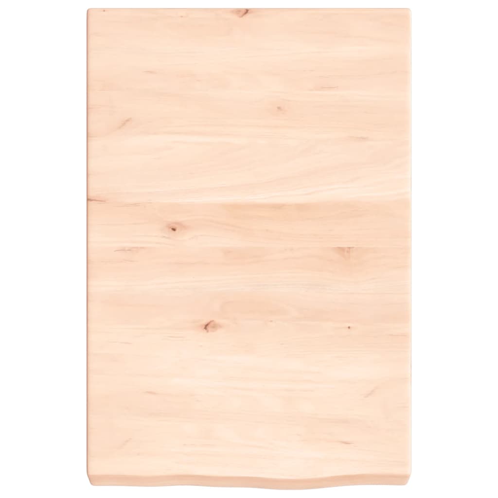Plan de lavabo Vidaxx 40x60x (2-6) cm en bois massif non traité