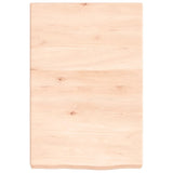 Plan de lavabo Vidaxx 40x60x (2-6) cm en bois massif non traité