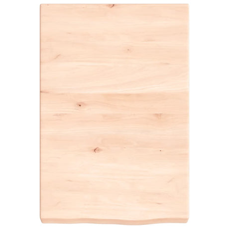 Plan de lavabo Vidaxx 40x60x (2-6) cm en bois massif non traité