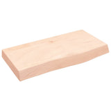 VidaXL Plan de lavabo 60x30x (2-6) cm bois massif non traité