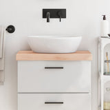 VidaXL Plan de lavabo 60x30x (2-6) cm bois massif non traité