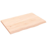 VidaXL Plan de lavabo 60x40x2 cm bois massif non traité