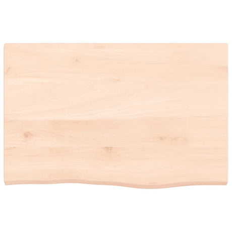 VidaXL Plan de lavabo 60x40x2 cm bois massif non traité