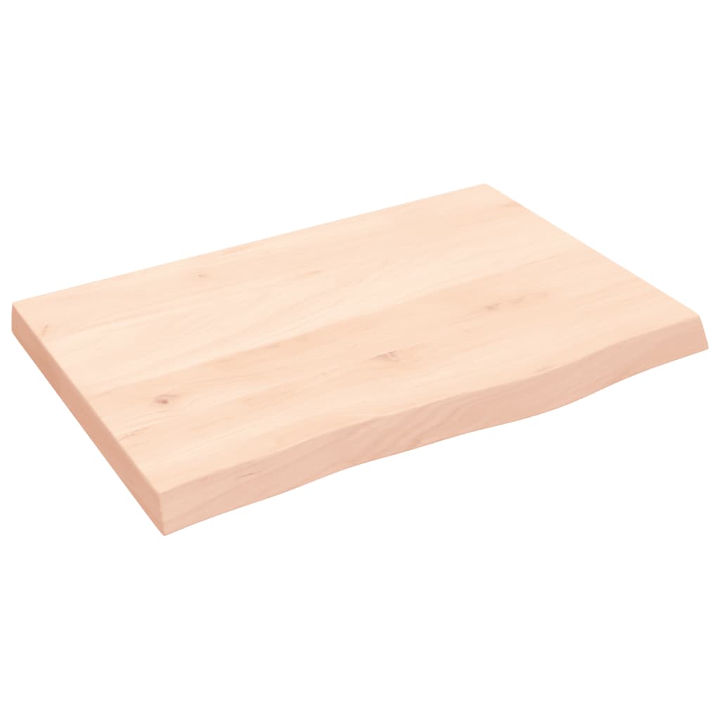 Plan de lavabo Vidaxx 60x40x (2-4) cm en bois massif non traité