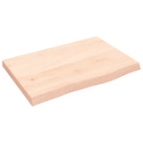 Plan de lavabo Vidaxx 60x40x (2-4) cm en bois massif non traité