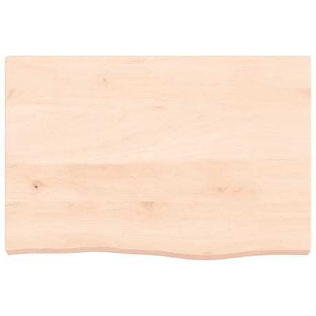 Plan de lavabo Vidaxx 60x40x (2-4) cm en bois massif non traité