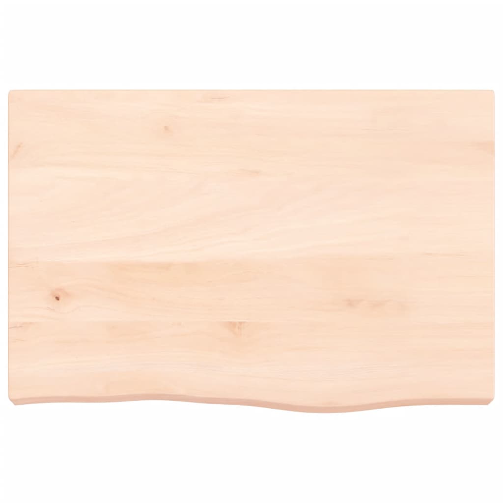 VidaXL Plan de lavabo 60x40x (2-6) cm bois massif non traité
