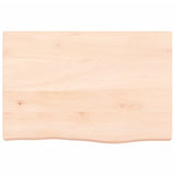 VidaXL Plan de lavabo 60x40x (2-6) cm bois massif non traité