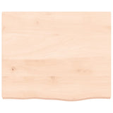 VidaXL Plan de lavabo 60x50x (2-4) cm bois massif non traité