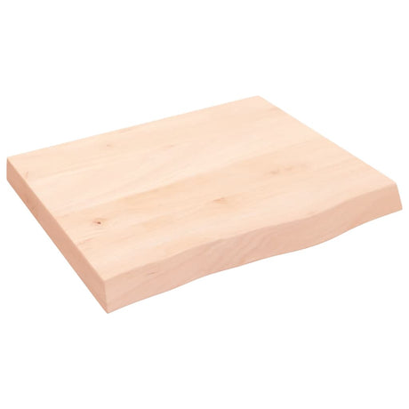 Plan de lavabo Vidaxx 60x50x (2-6) cm en bois massif non traité