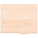 Plan de lavabo Vidaxx 60x50x (2-6) cm en bois massif non traité