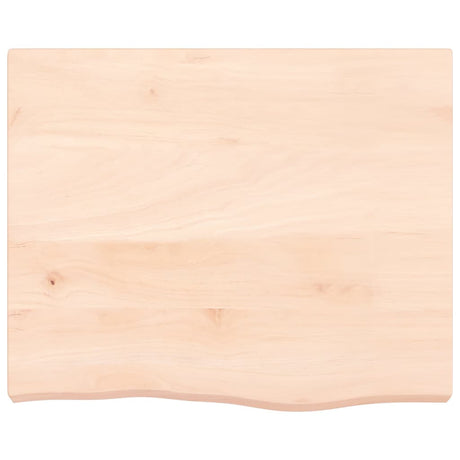 Plan de lavabo Vidaxx 60x50x (2-6) cm en bois massif non traité