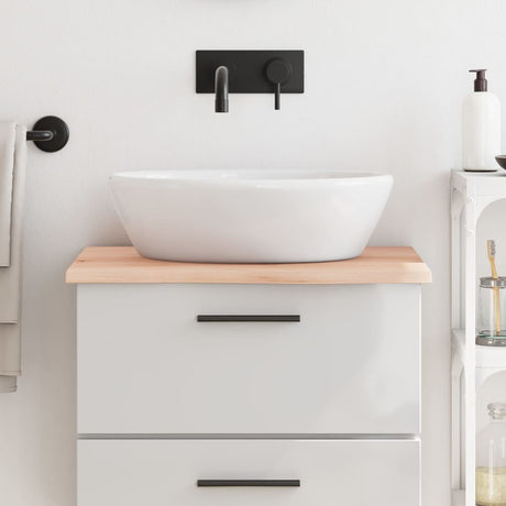 Plan de lavabo Vidaxx 60x60x2 cm bois massif non traité