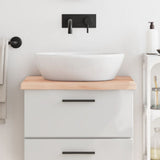 Plan de lavabo Vidaxx 60x60x (2-4) cm en bois massif non traité