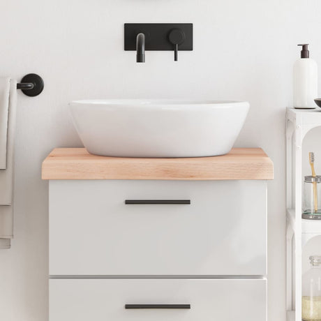 Plan de lavabo Vidaxx 60x60x (2-6) cm en bois massif non traité