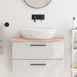 VidaXL Plan de lavabo 80x30x2 cm bois massif non traité