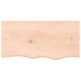 VidaXL Plan de lavabo 80x40x2 cm bois massif non traité