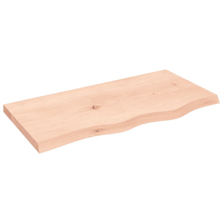 VidaXL Plan de lavabo 80x40x (2-4) cm bois massif non traité
