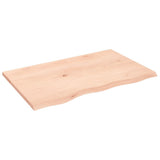 Vidaxx plan de lavabo 80x50x2 cm bois massif non traité