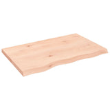Plan de lavabo Vidaxx 80x50x (2-4) cm en bois massif non traité