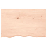 Plan de lavabo Vidaxx 80x50x (2-4) cm en bois massif non traité