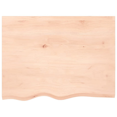 Plan de lavabo Vidaxx 80x60x2 cm bois massif non traité