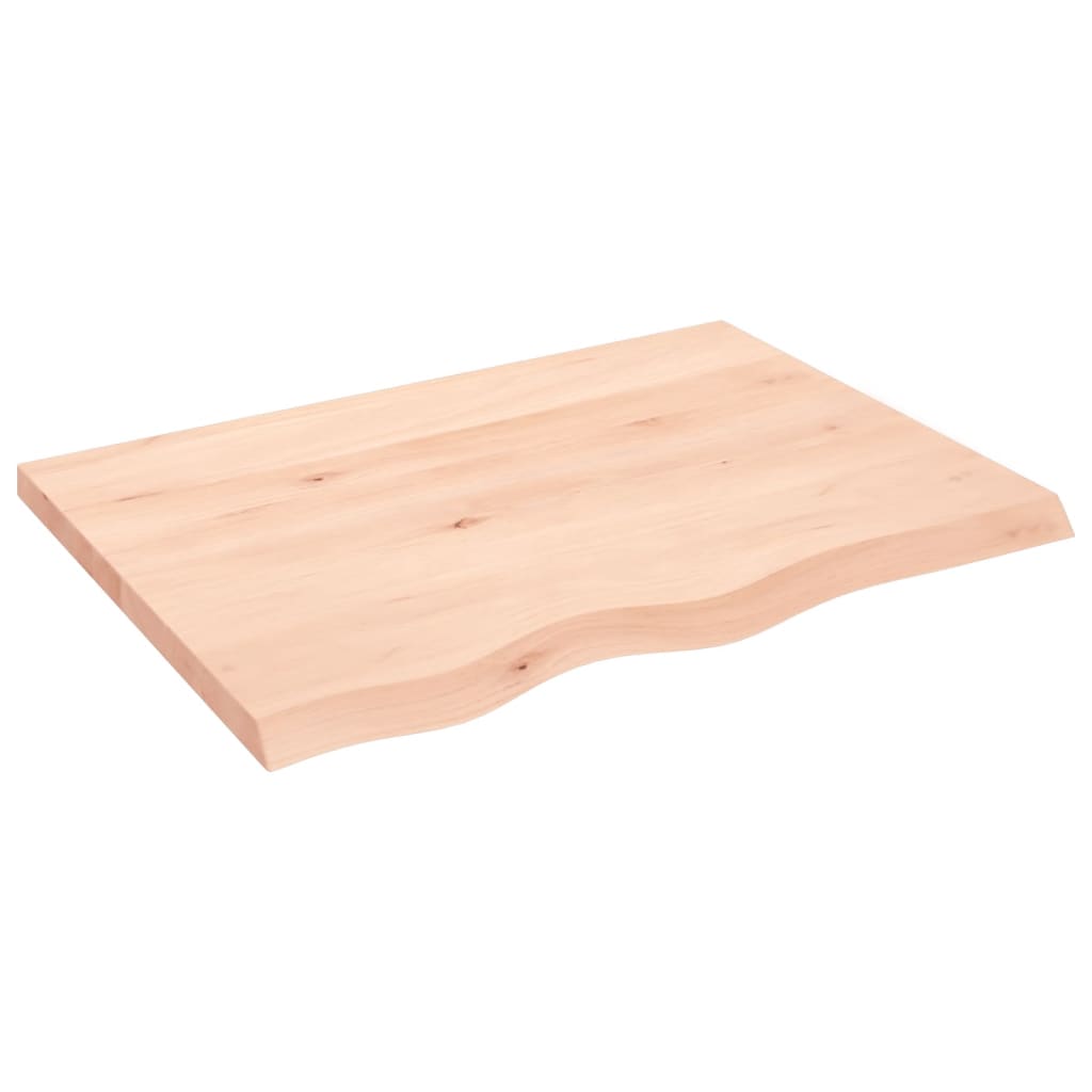Plan de lavabo Vidaxx 80x60x (2-4) cm en bois massif non traité