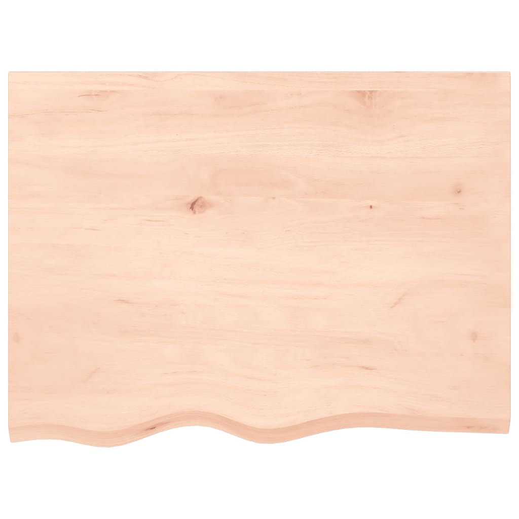 Plan de lavabo Vidaxx 80x60x (2-4) cm en bois massif non traité