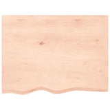 Plan de lavabo Vidaxx 80x60x (2-4) cm en bois massif non traité