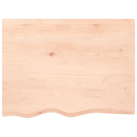 Plan de lavabo Vidaxx 80x60x (2-6) cm en bois massif non traité