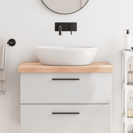 Plan de lavabo Vidaxx 80x60x (2-6) cm en bois massif non traité