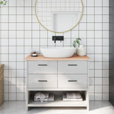 VidaXL Plan de lavabo 100x30x2 cm bois massif non traité