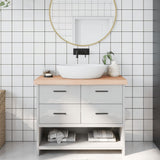 Plan de lavabo Vidaxx 100x30x (2-6) cm en bois massif non traité