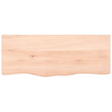 Plan de lavabo Vidaxx 100x40x2 cm bois massif non traité
