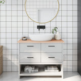 Plan de lavabo Vidaxx 100x40x2 cm bois massif non traité