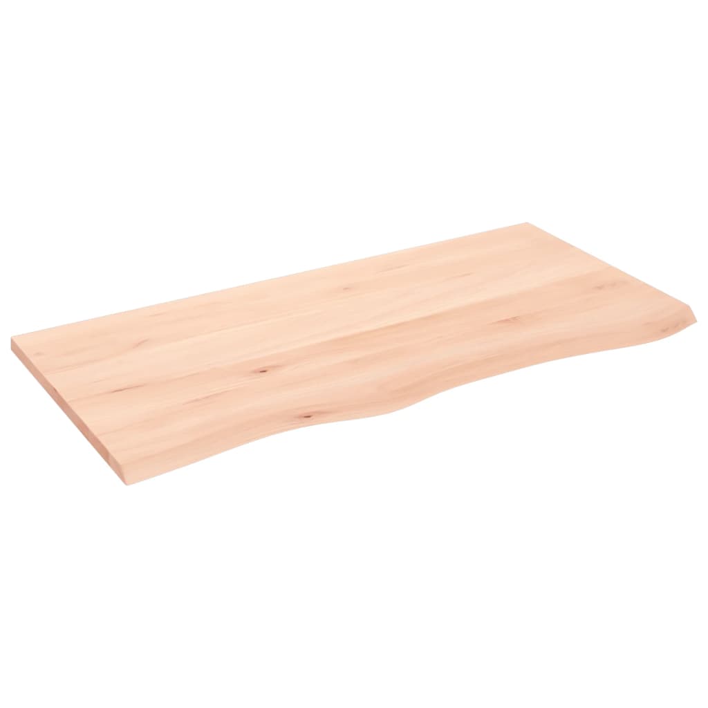 VidaXL Plan de lavabo 100x50x2 cm bois massif non traité