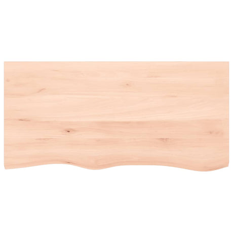 VidaXL Plan de lavabo 100x50x2 cm bois massif non traité