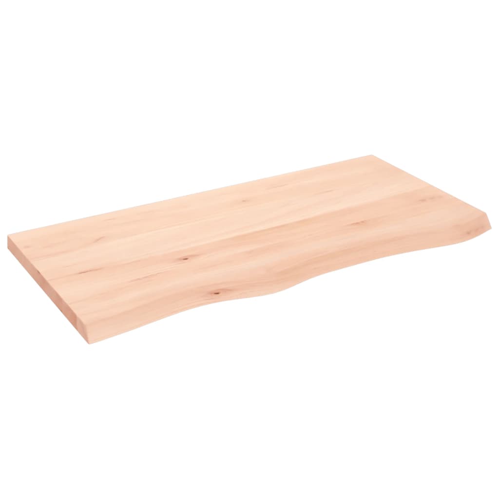 Plan de lavabo Vidaxx 100x50x (2-4) cm en bois massif non traité