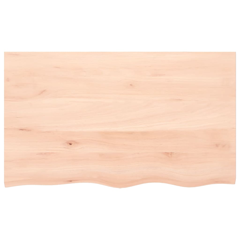 VidaXL Plan de lavabo 100x60x2 cm bois massif non traité