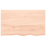 Plan de lavabo Vidaxx 100x60x (2-4) cm en bois massif non traité