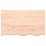 Plan de lavabo Vidaxx 100x60x (2-6) cm en bois massif non traité