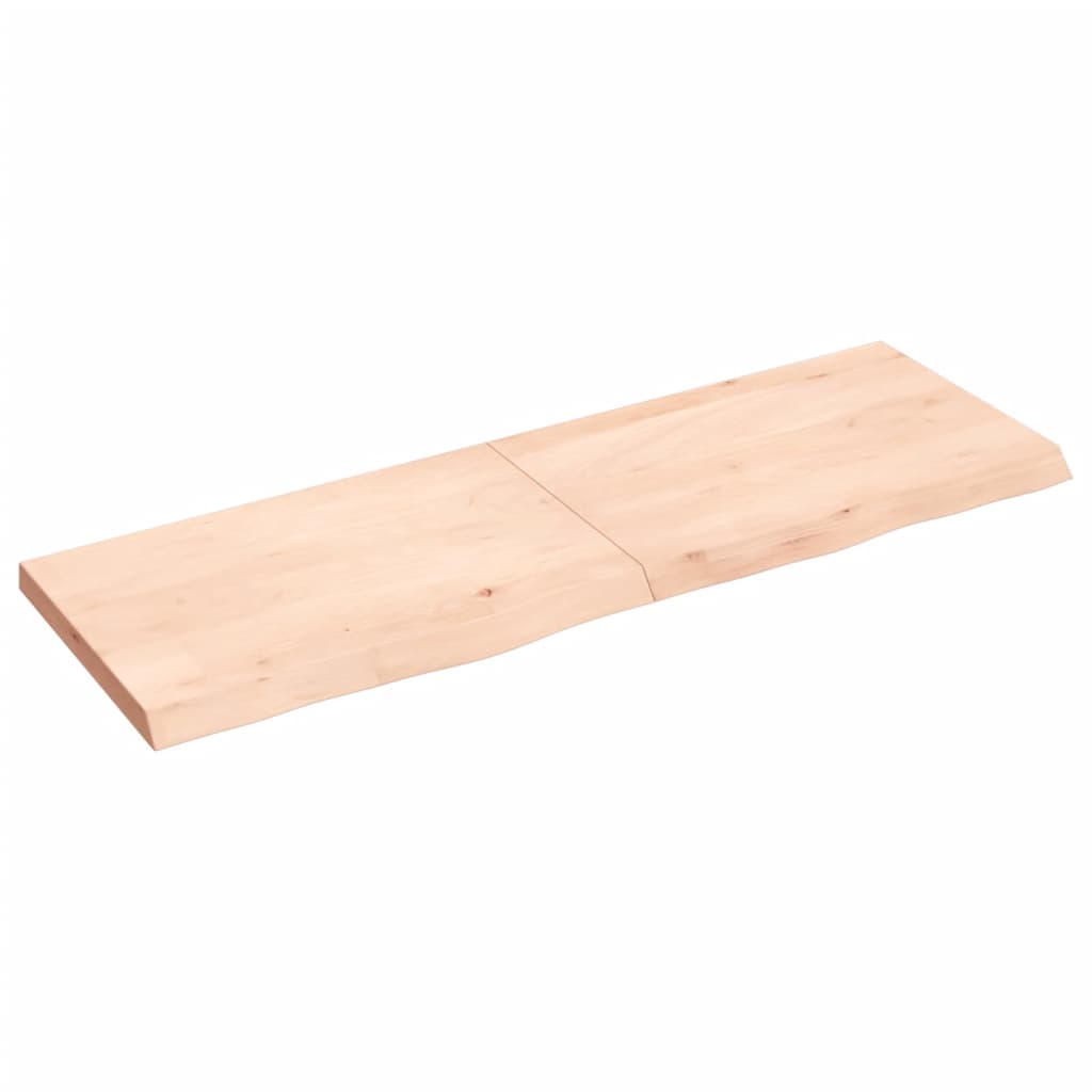 Vidaxl Washbasin Sheet 120x40x (2-4) CM Madera maciza no tratada